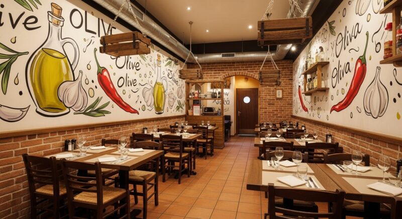 飲食店の雰囲気を一新！壁紙印刷による店舗演出事例